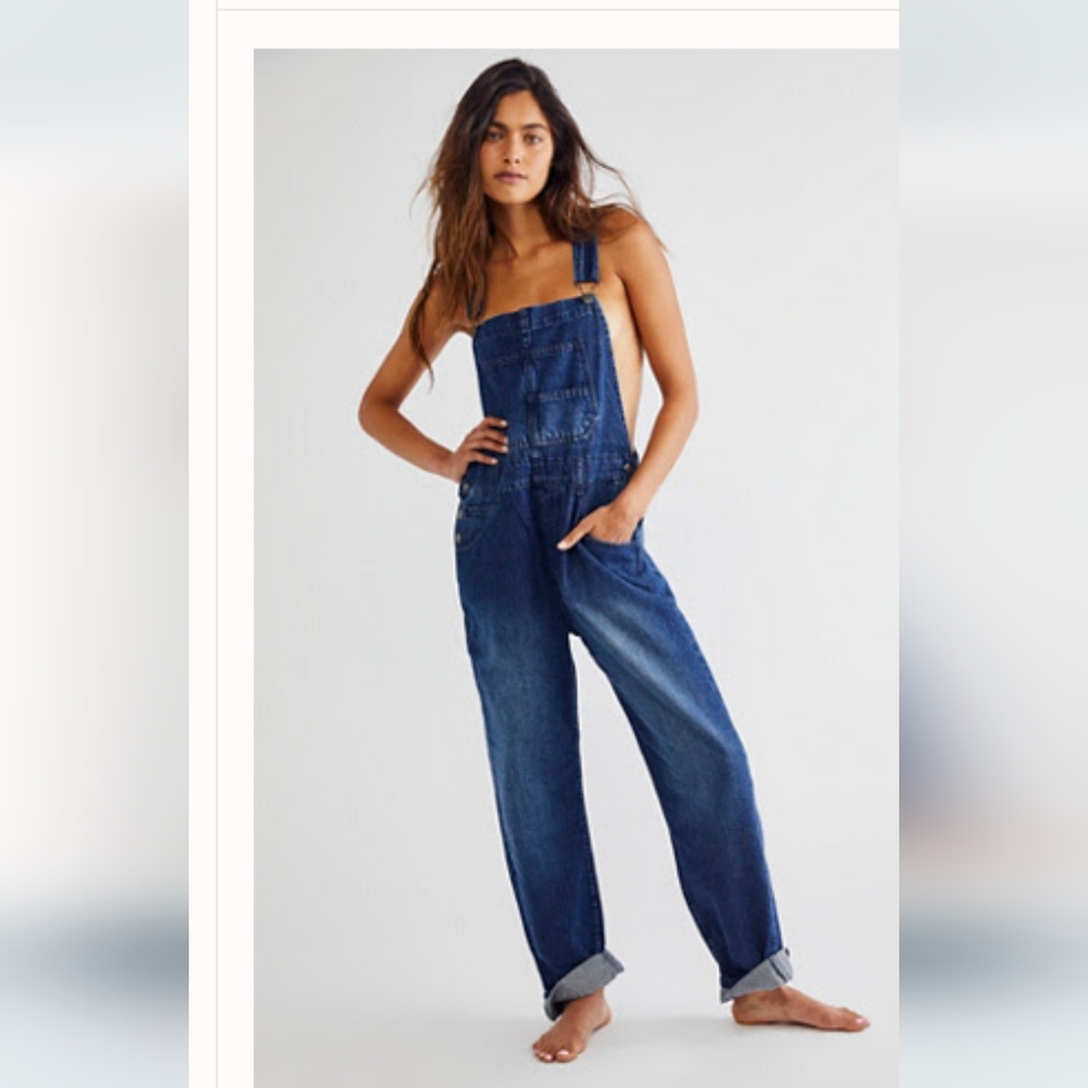 Free People Ziggy Denim Overalls 💙